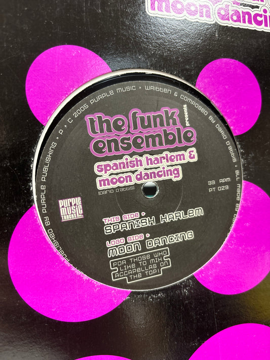 The Funk Ensemble: Spanish Harlem/Moon Dancing, 12inch, Only official pressing, Purple Tracks, Switzerland 2005