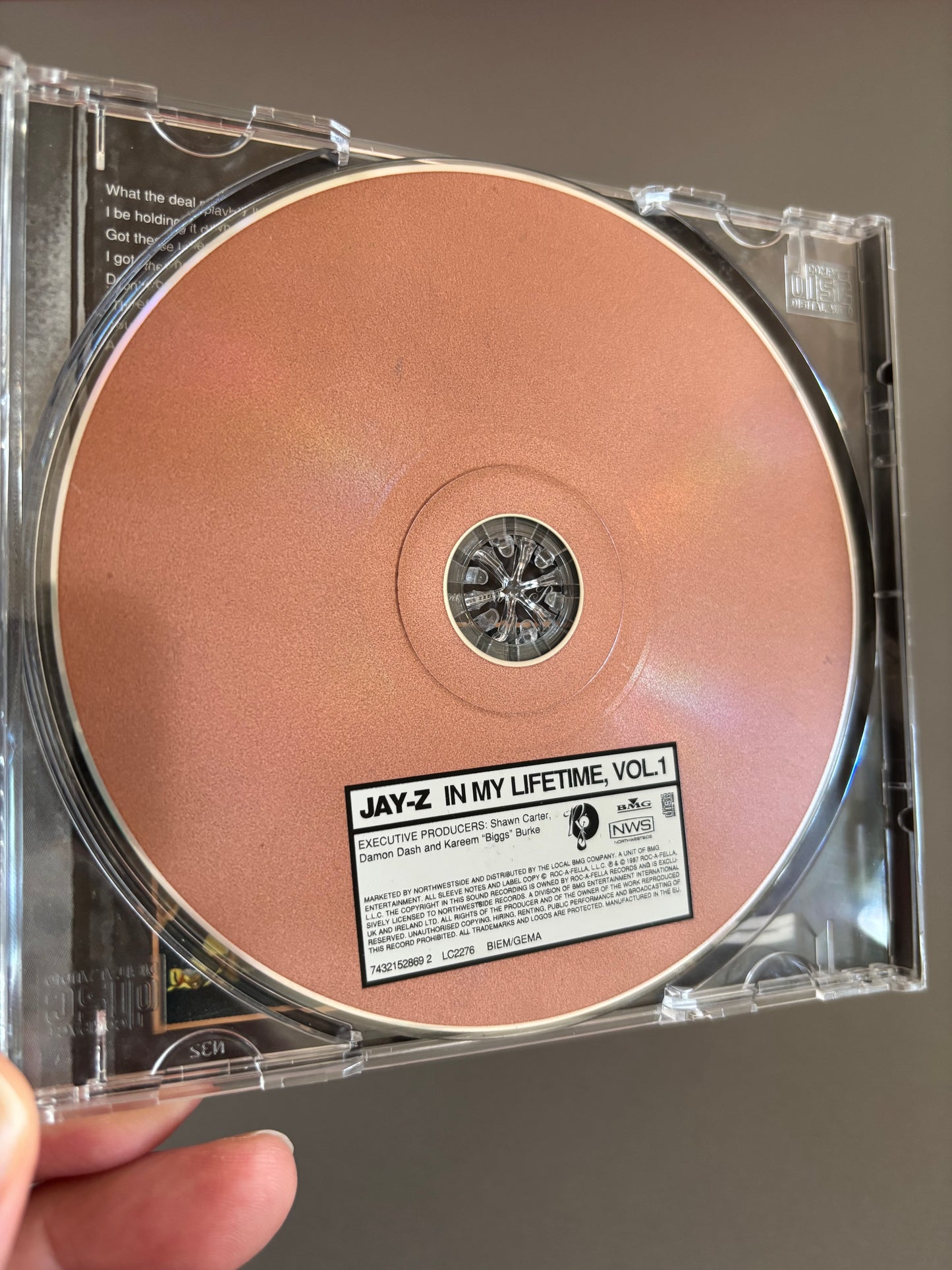 Jay-Z: In My Lifetime, Vol. 1, CD, Northwestside, Europe 1997