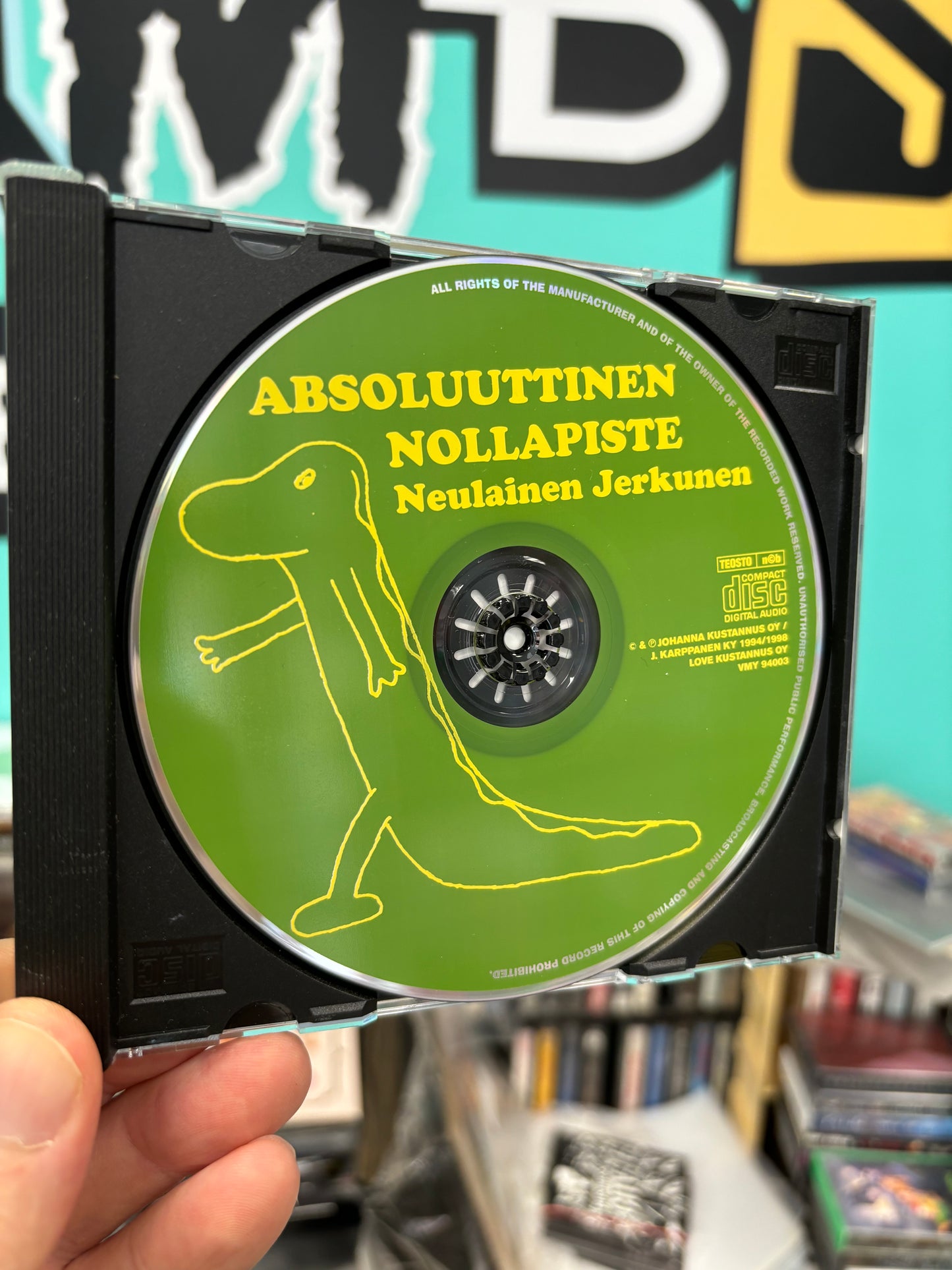 Absoluuttinen Nollapiste: Neulainen Jerkunen, CD, reissue, Johanna Kustannus, Finland 1998