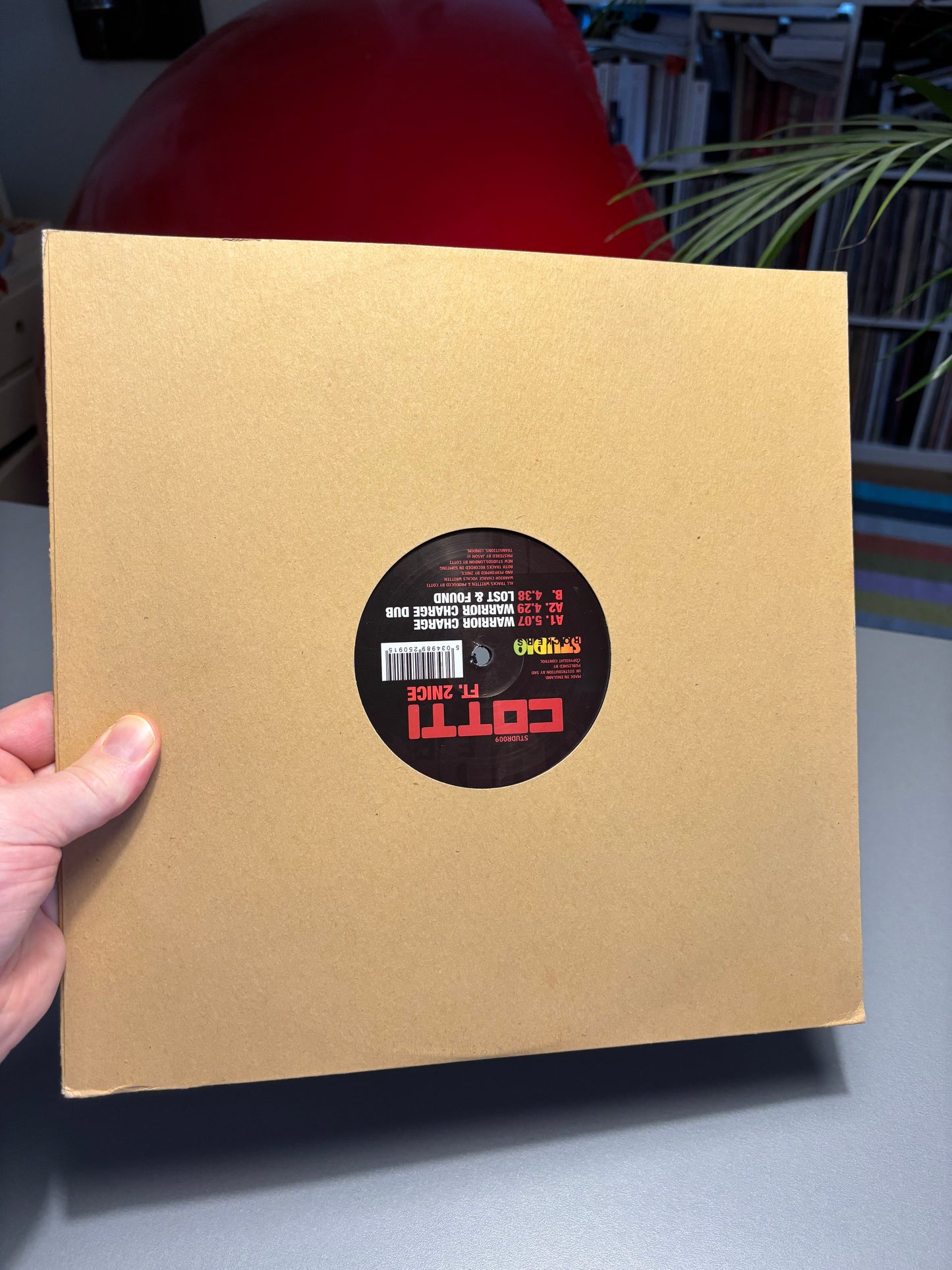 Cotti feat. 2Nice: Warrior Charge, 12inch, Only pressing, Studio Rockers, UK 2009