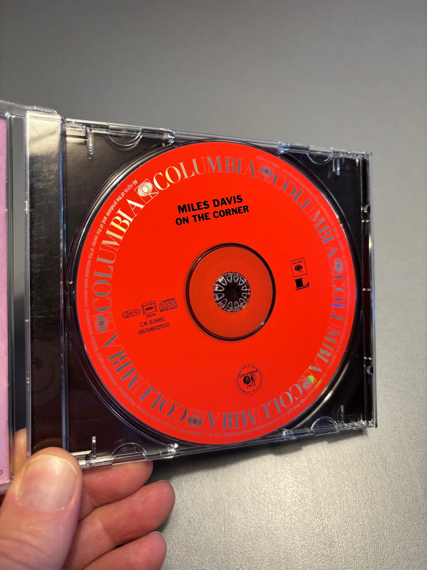 Miles Davis: On The Corner, CD, reissue, remastered, Columbia, Legacy, Europe 2000