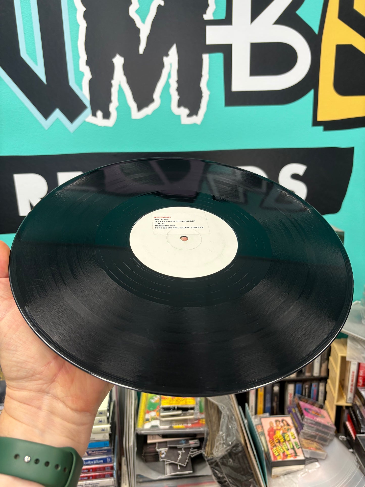 Microbe: X It 2 Nowhere/Freezing, 12inch, White label, Redemption, UK 2001