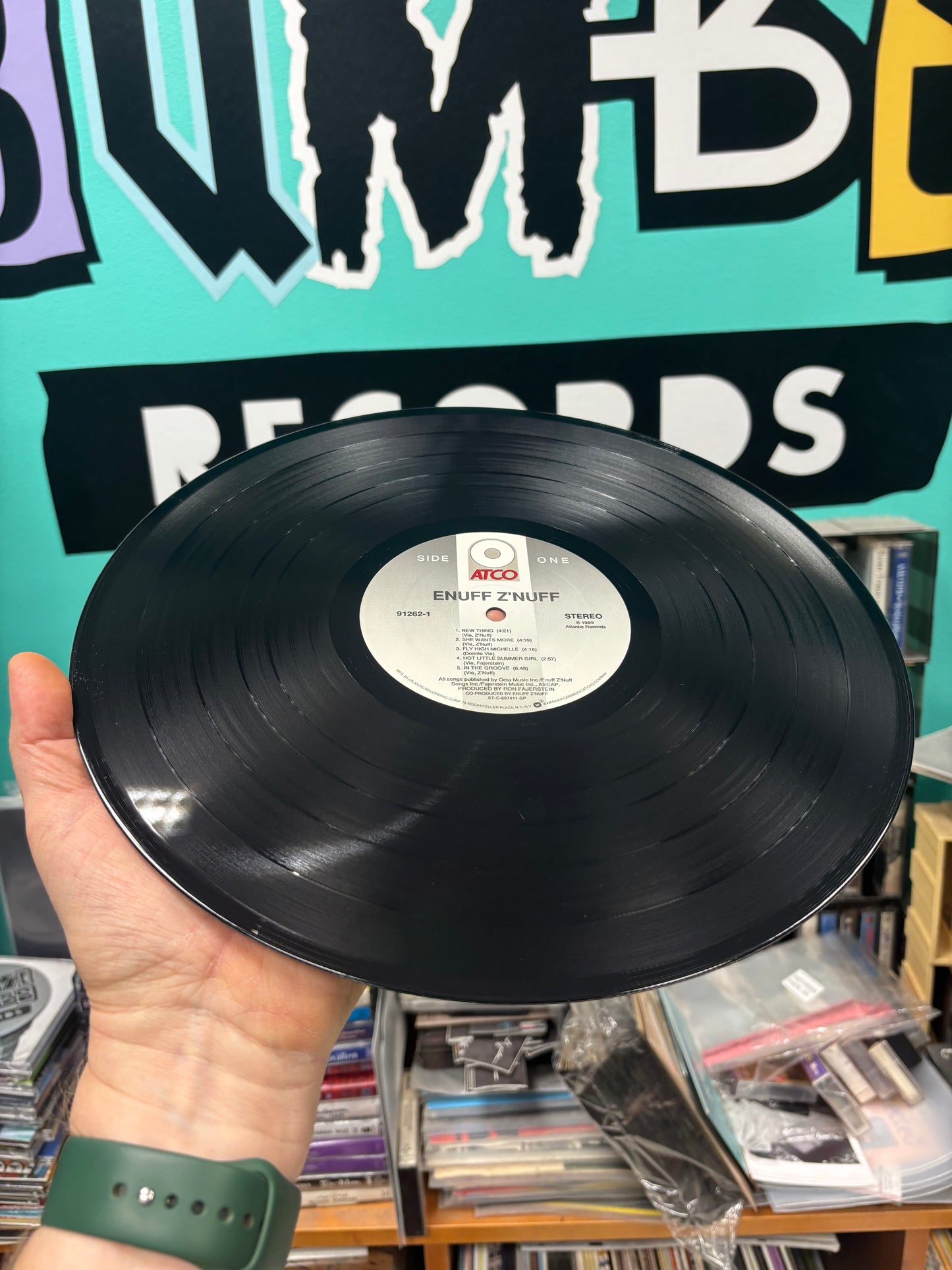 Enuff Z’nuff: Enuff Z’nuff, LP, 1st pressing, Specialty Pressing, ATCO Records, US 1989