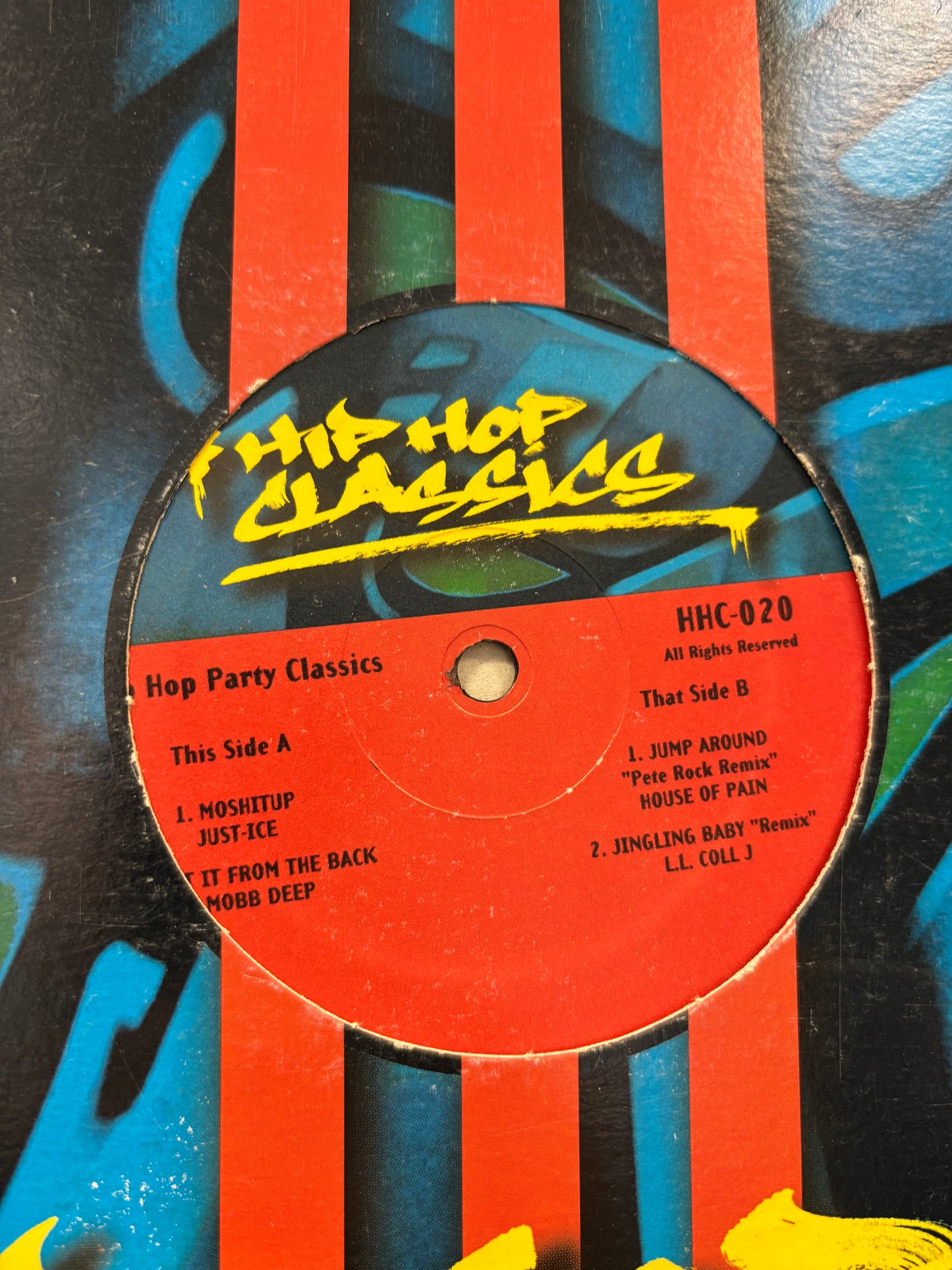 Hip Hop Party Classics, 12inch, Only pressing, unofficial release, Hip Hop Classics, US year?