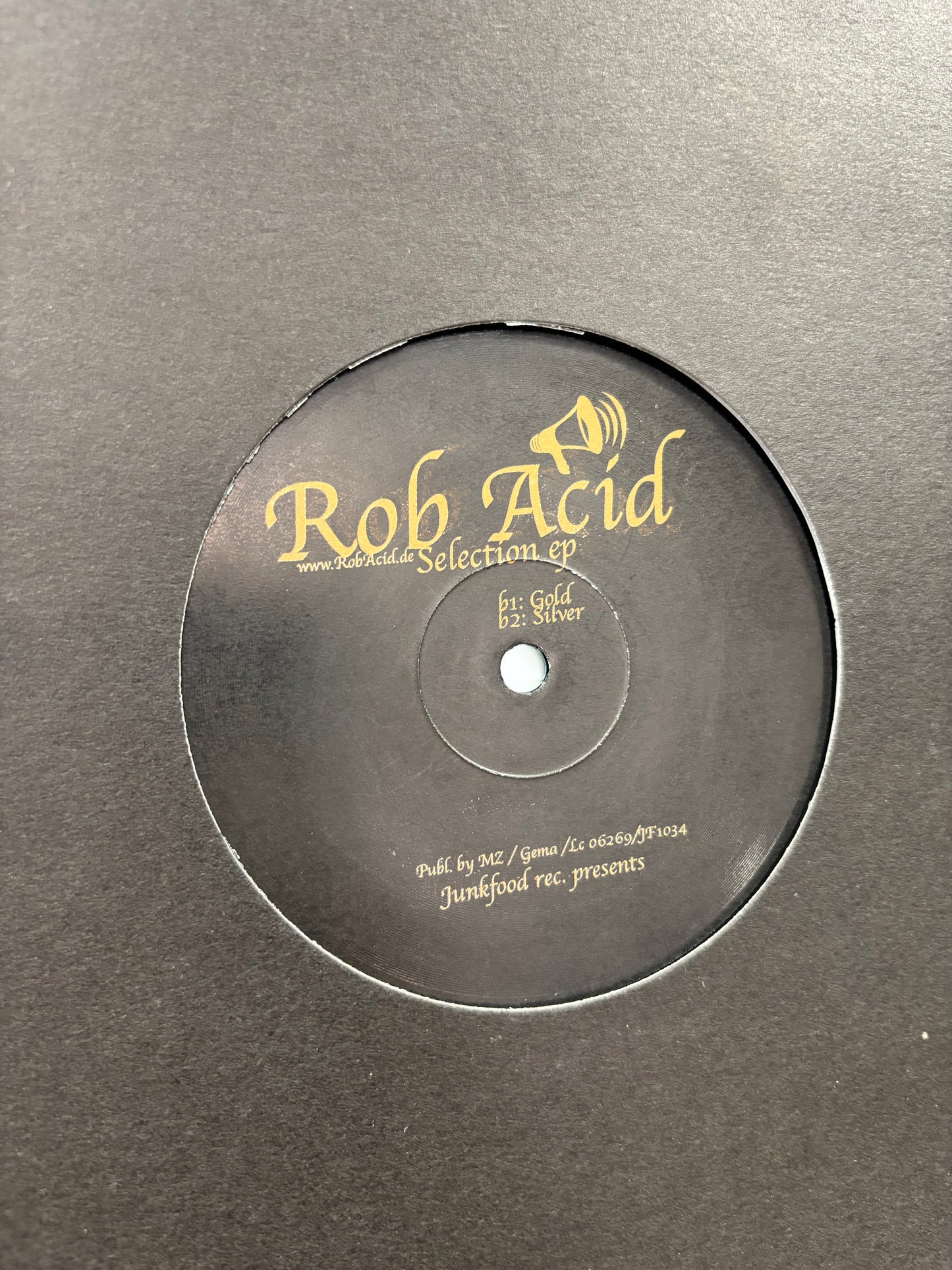 Rob Acid: Selection EP, 12inch, Only pressing, Junkfood Records, Germany 2001