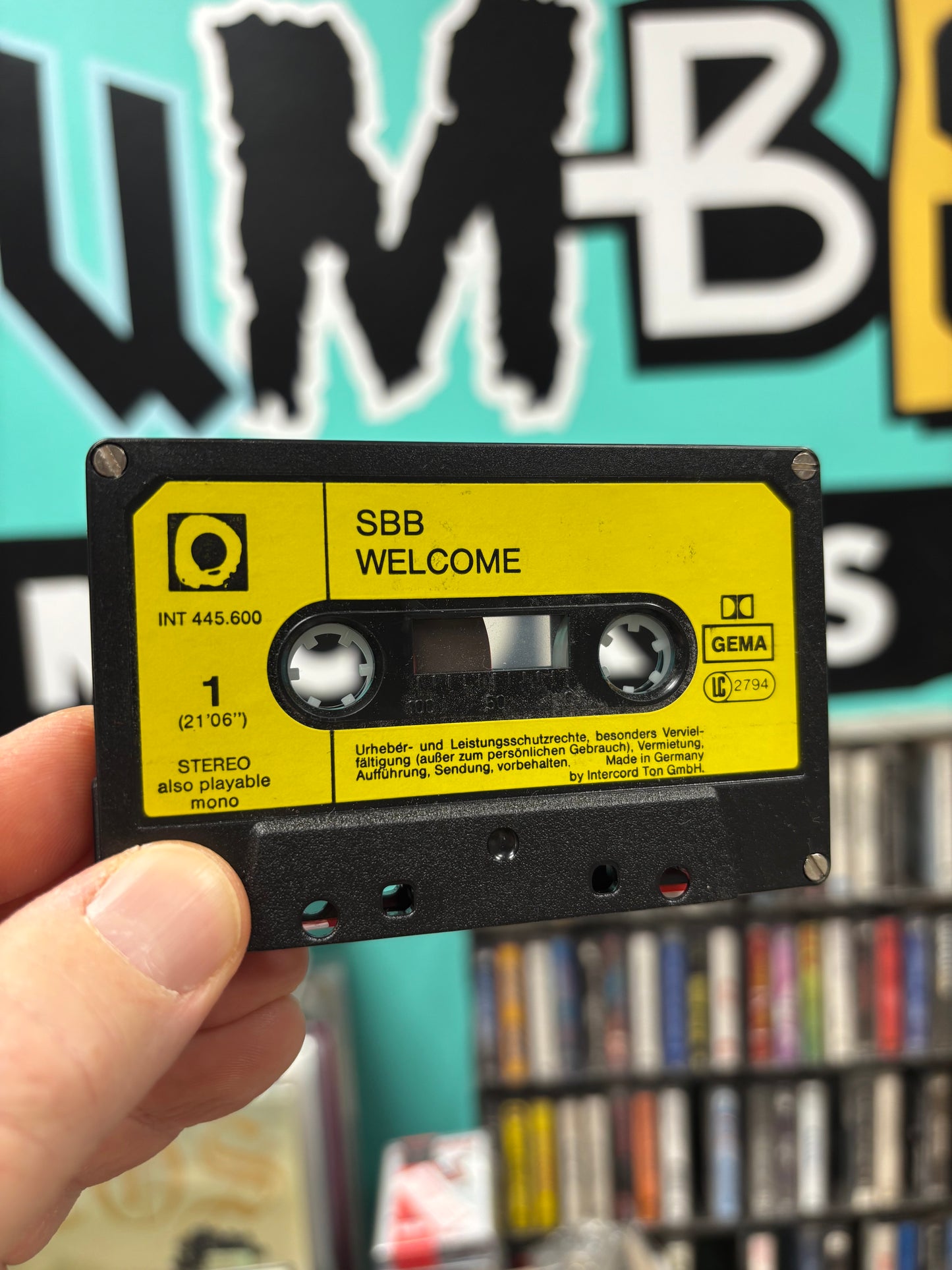 SBB: Welcome, C-cassette, Spiegelei, Germany 1979