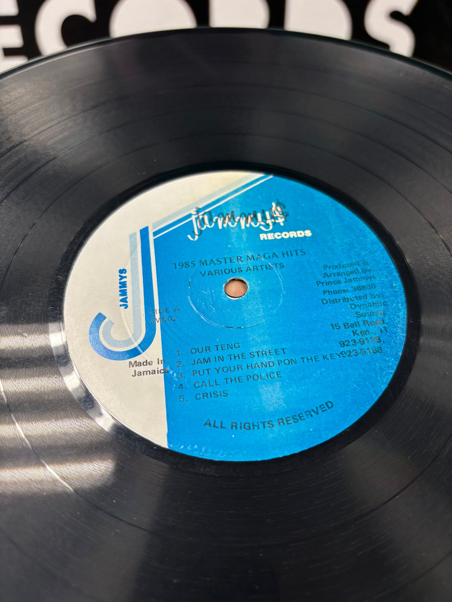 1985 Master Mega Hits - Sleng Teng Extravaganza, LP, Compilation, reissue, Jammy’s Records, Jamaica year?