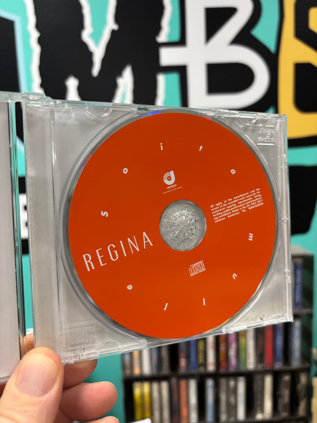 Regina: Soita Mulle, CD, 1st pressing, Only CD pressing, Johanna Kustannus, Finland 2011
