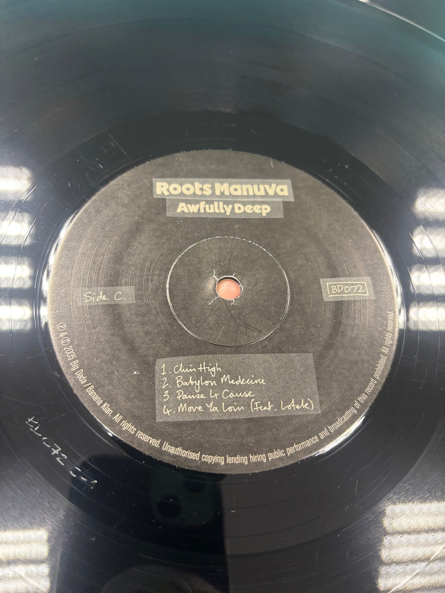 Roots Manuva: Awfully Deep, 2LP, Only vinyl pressing, Big Dada Recordings, UK 2005