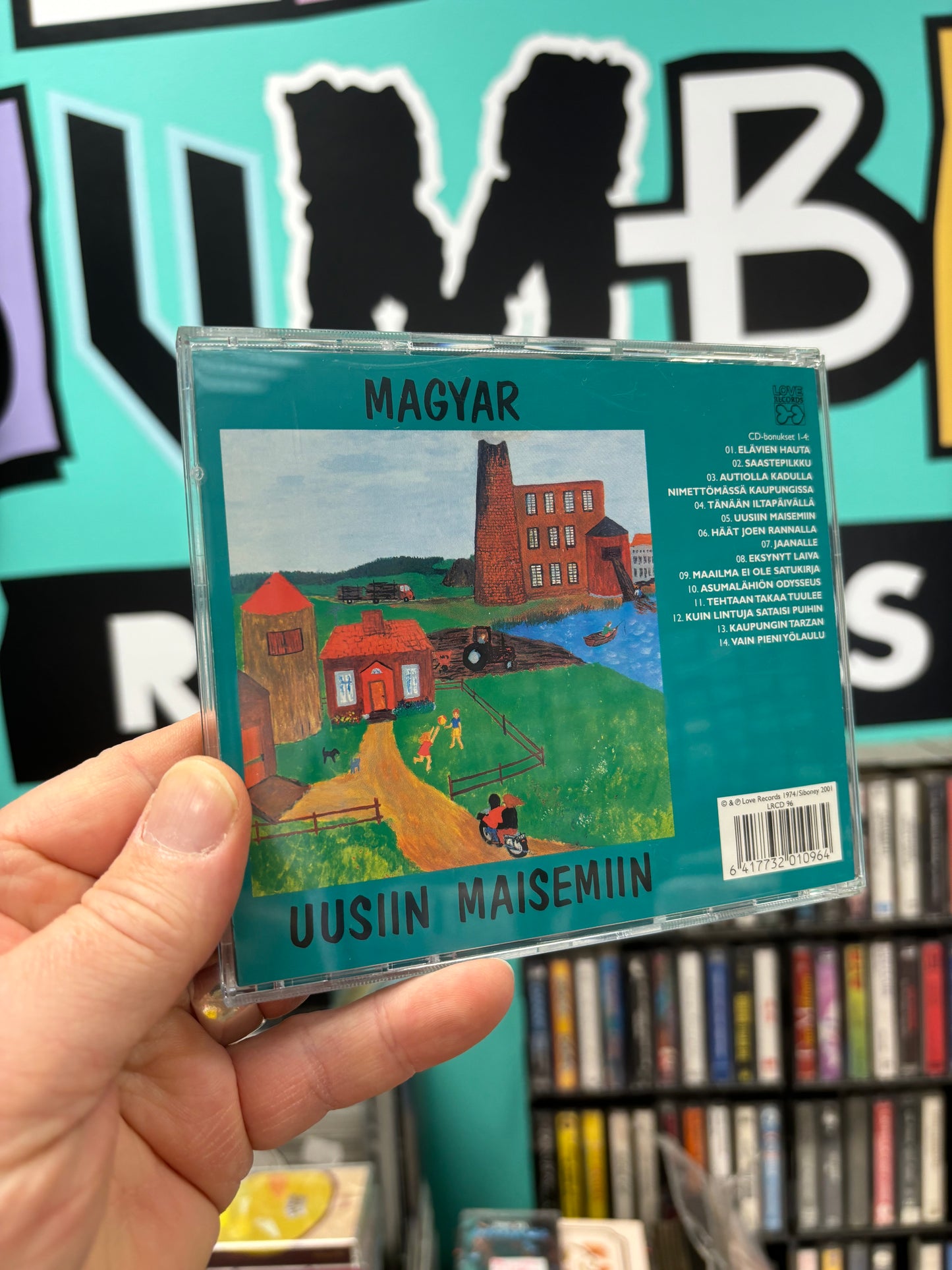 Magyar: Uusiin Maisemiin, CD, reissue, Only CD pressing, Love Records, Finland 2001