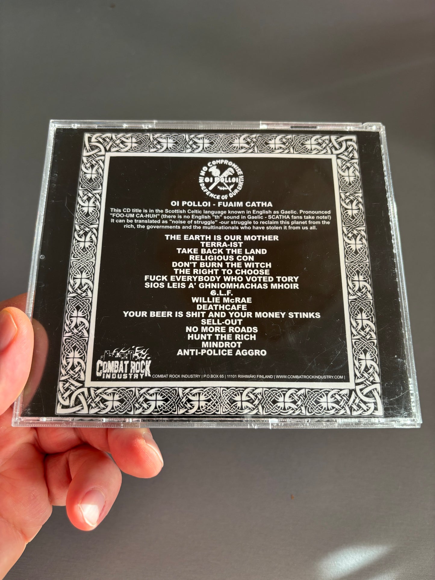 Oi Polloi: Fuaim Catha, CD, reissue, Combat Rock Industry, Finland 2003