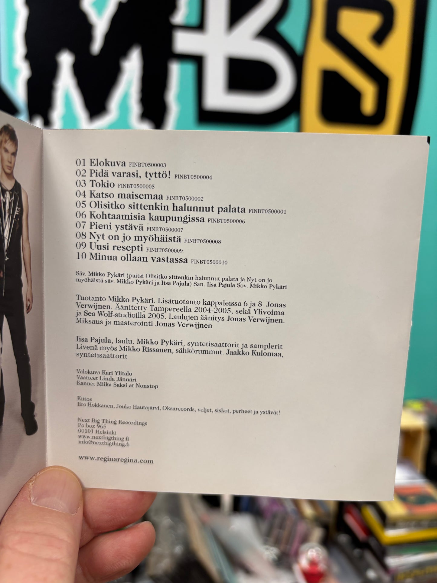 Regina: Katso Maisemaa, CD, 1st pressing, Next Big Thing, Finland 2005