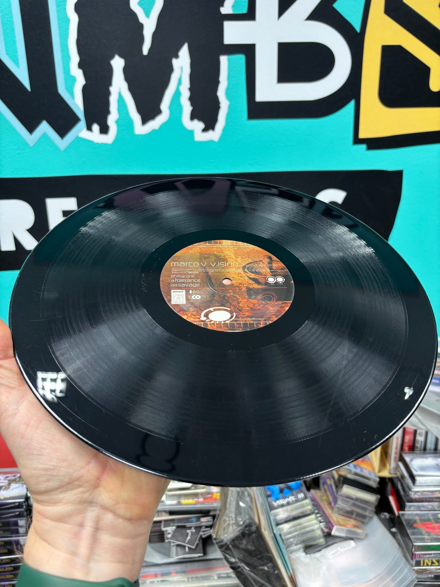 Marco V: V.ision (Phase One), 12inch, Only pressing, Free For All, Netherlands 2000