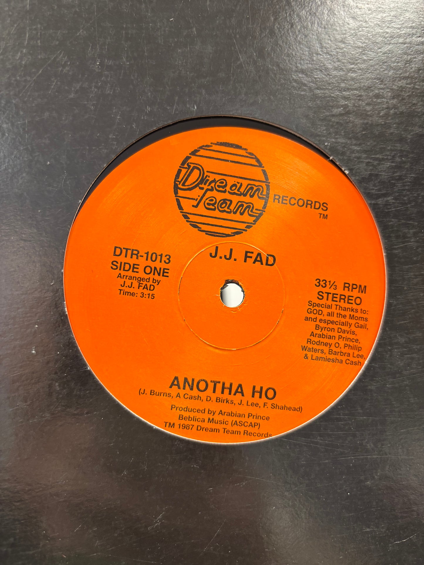 J.J. Fad: Anotha Ho, 12inch, reissue, Dream Team Records, US 2004