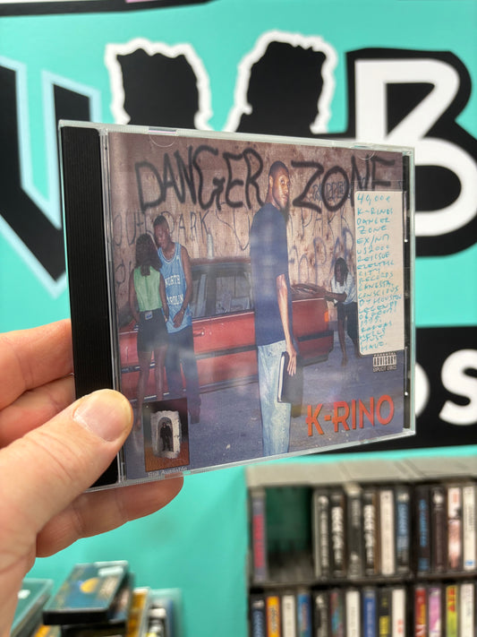 HULLU VARASTOALE -20%‼️‼️‼️K-Rino: Danger Zone, CD, reissue, Electric City Records, US 2000