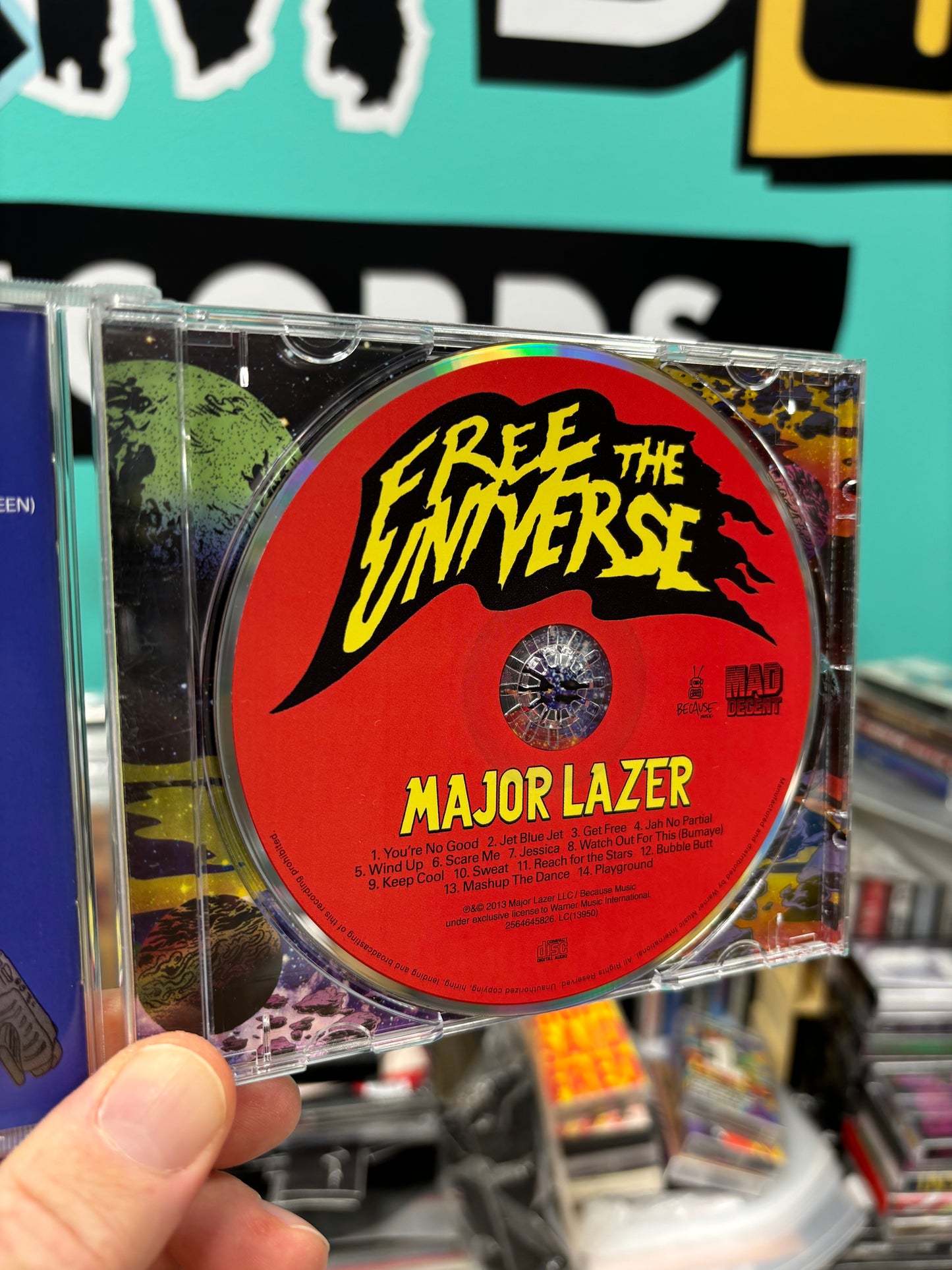 Major Lazer: Free The Universe, CD, Because Music, Mad Decent, Europe 2013