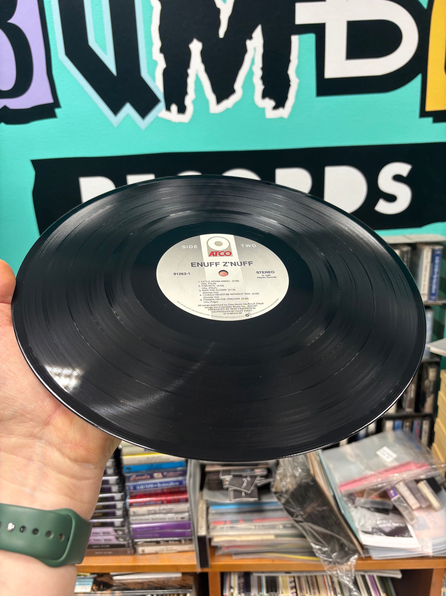 Enuff Z’nuff: Enuff Z’nuff, LP, 1st pressing, Specialty Pressing, ATCO Records, US 1989