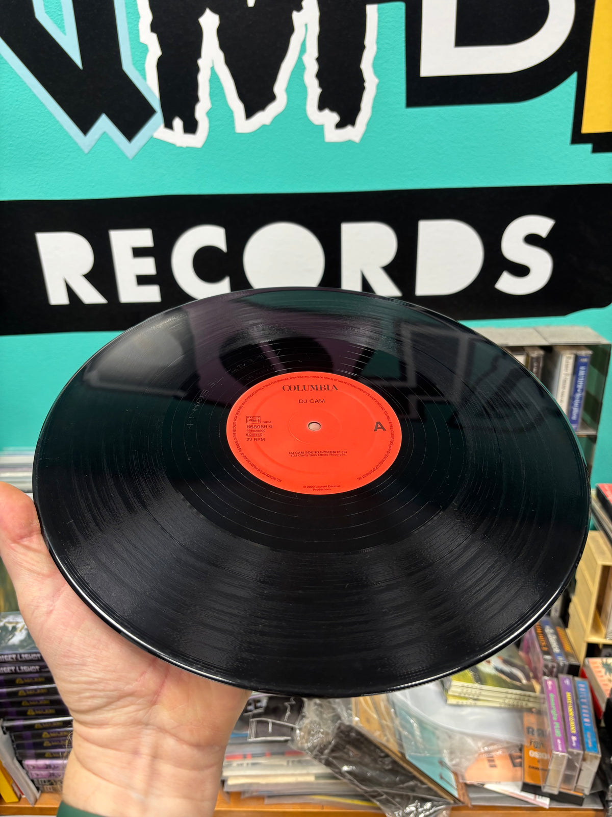 DJ Cam: Sound System, 12inch, Only vinyl pressing, Columbia, France 2000