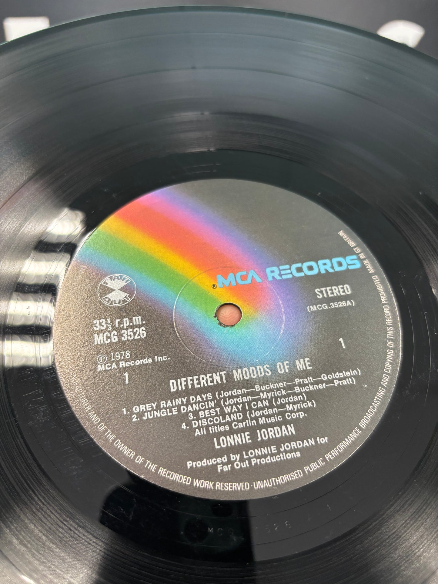 Lonnie Jordan: Different Moods Of Me, LP, gatefold, MCA Records, UK 1978