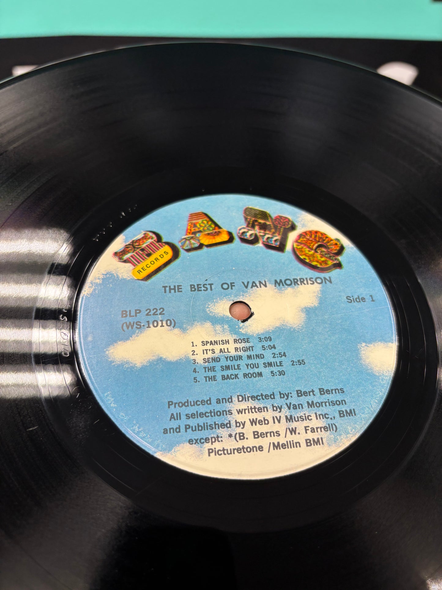 Van Morrison: The Best Of Van Morrison, LP, reissue, compilation, Bang Records, US 1973