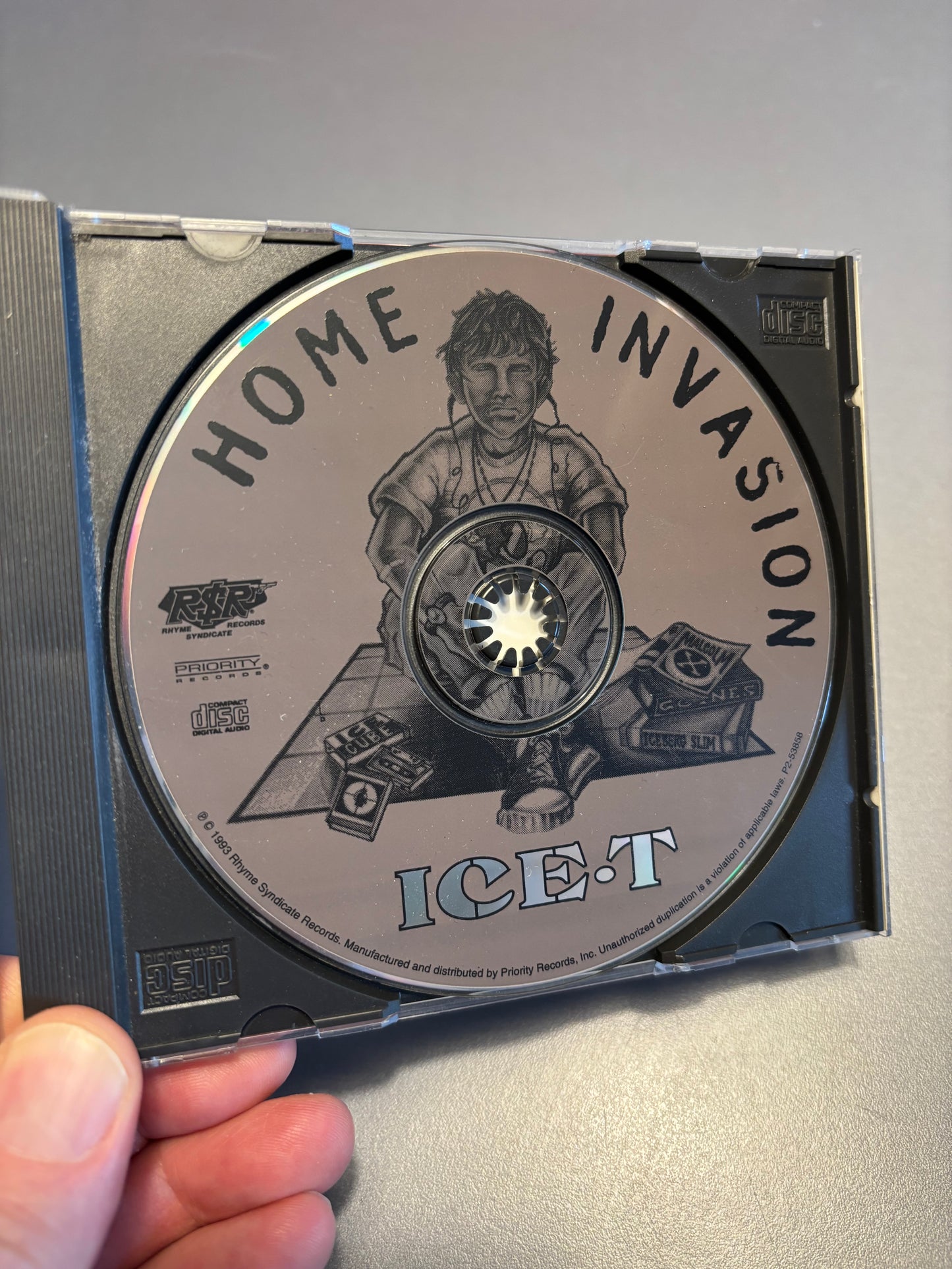 Ice-T: Home Invasion, CD, OG pressing, Rhyme $yndicate Records, Priority Records, US 1993