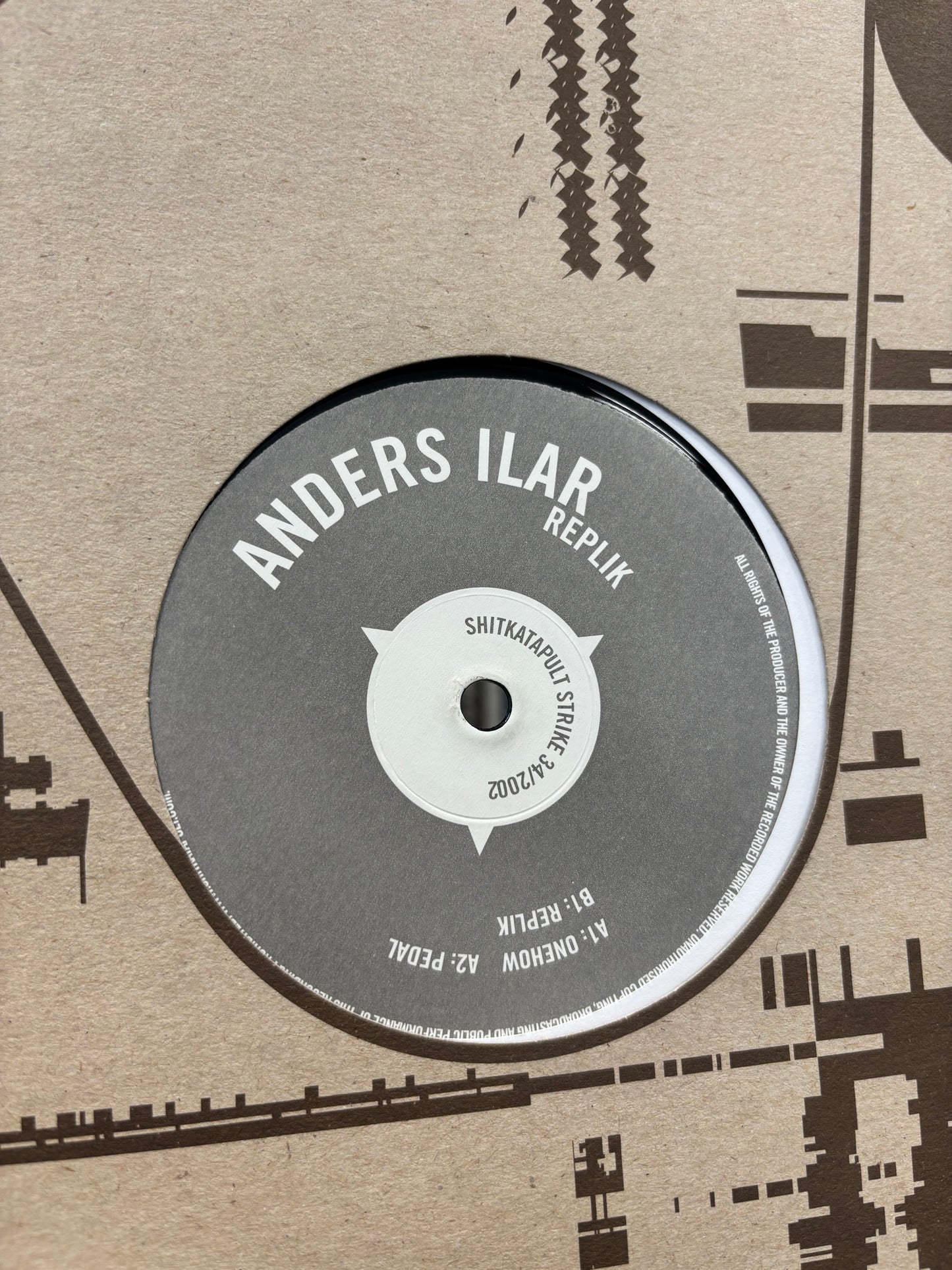 Anders Ilar: Replik, 12inch, Only pressing, Shitkatapult, Germany 2002