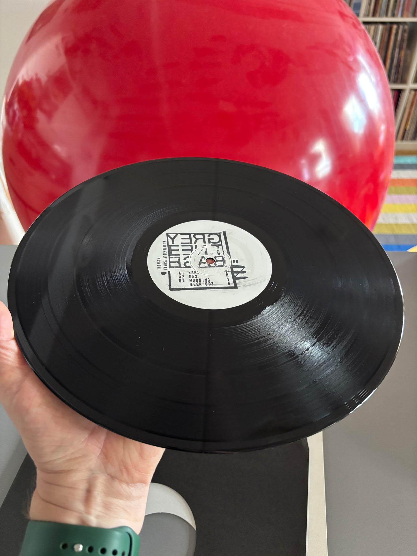 Teersom: Attenuate EP, 12inch, Only pressing, Basement Grey, Finland 2016