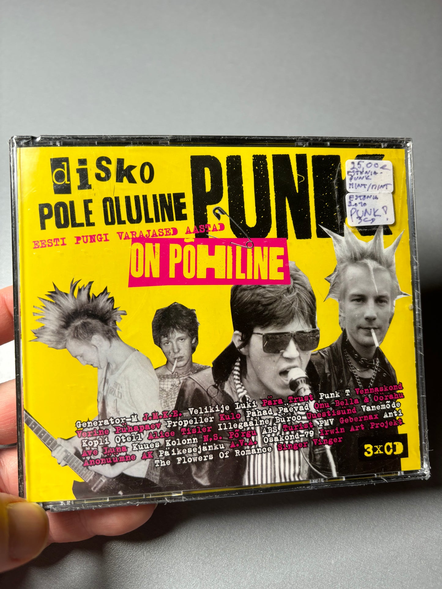 VARASTOALE‼️‼️‼️ Disko Pole Oluline, Punk On Põhiline (Eesti Pungi Varajased Aastad), 3CD, 1st pressing, Only CD pressing, Bulldozer, Estonia 2010