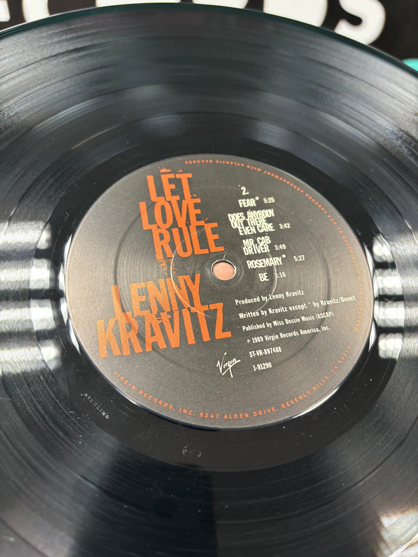Lenny Kravitz: Let Love Rule, LP, Original pressing, US 1989