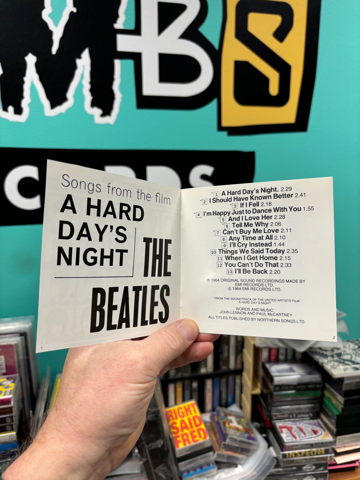 The Beatles: A Hard Days Night, CD, reissue, Apple Records, Parlophone, Italy Year?