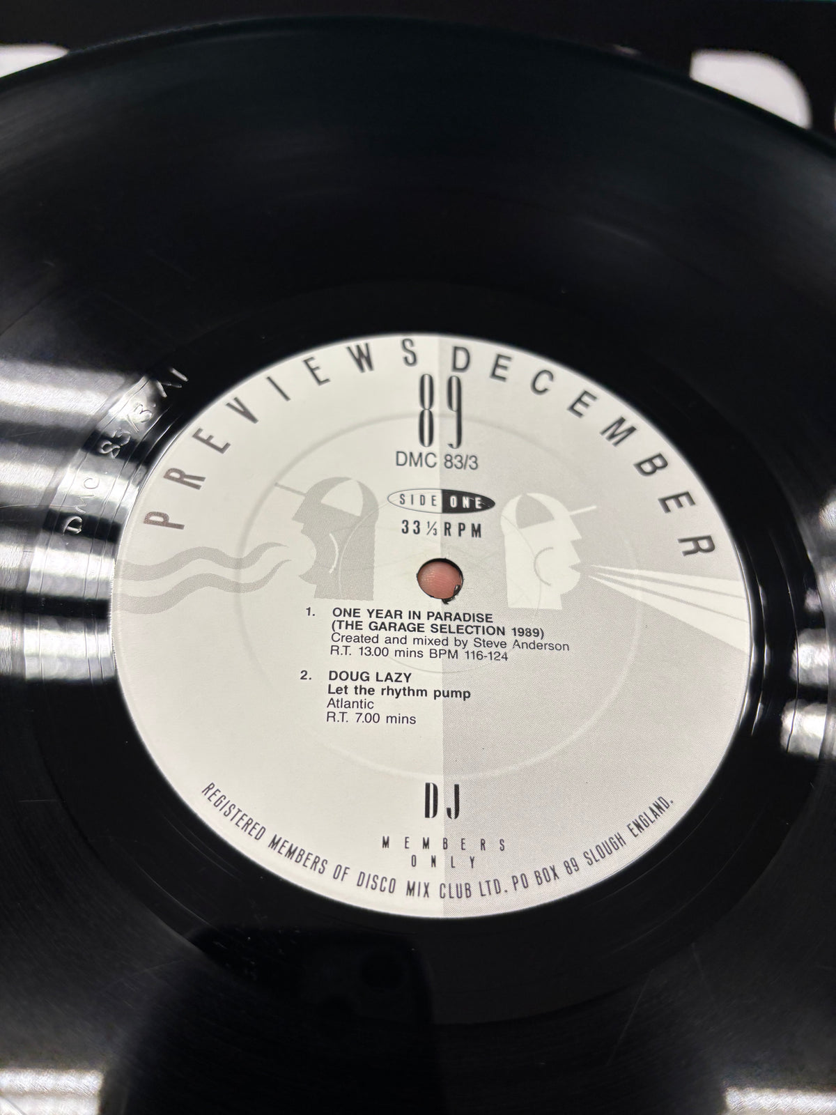 DMC - December 89 - Previews, 12inch, Only pressing, DMC, UK 1989