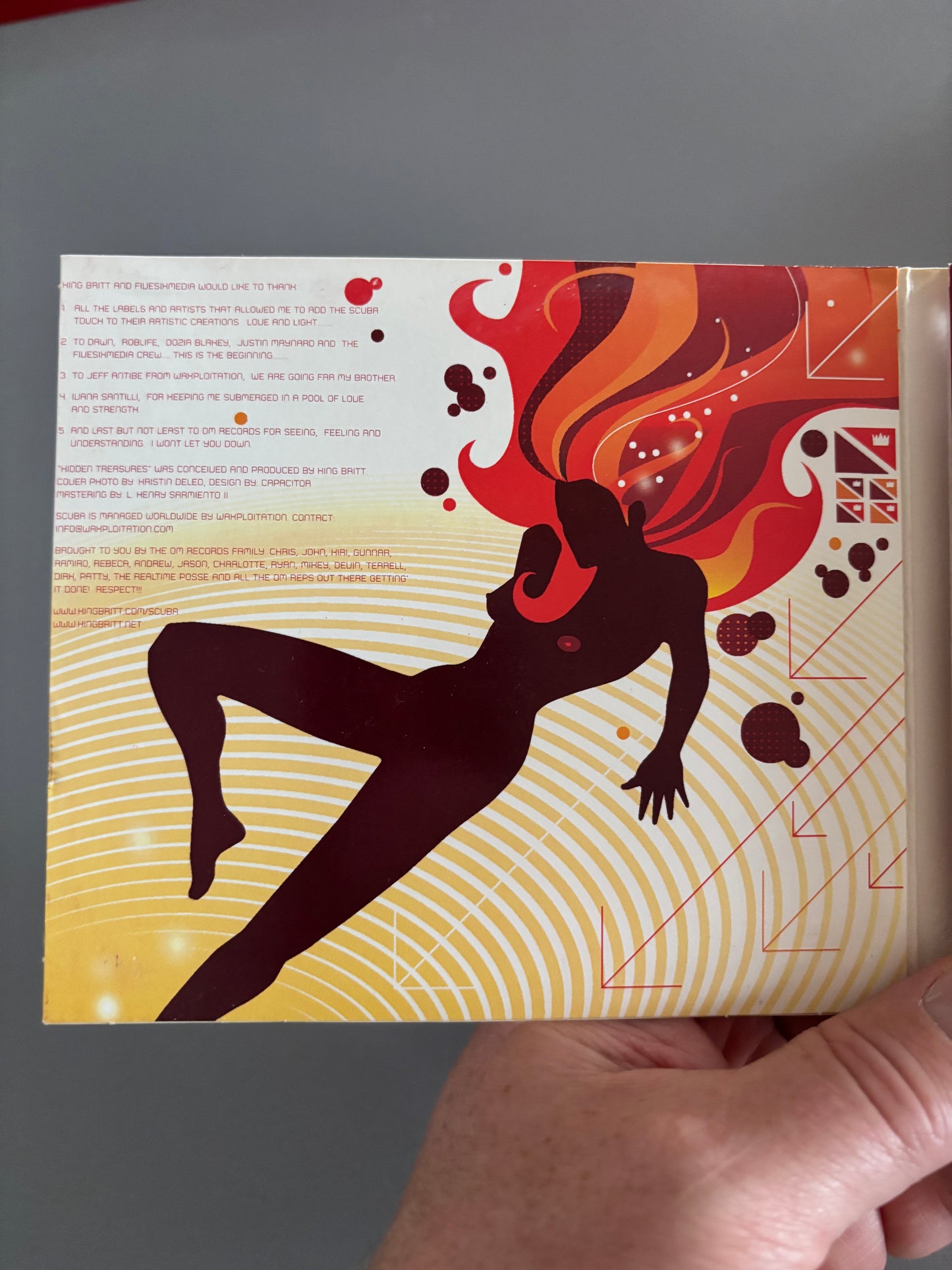 King Britt presents: Scuba - Hidden Treasures, CD, Only official CD pressing, OM Records, US 2002