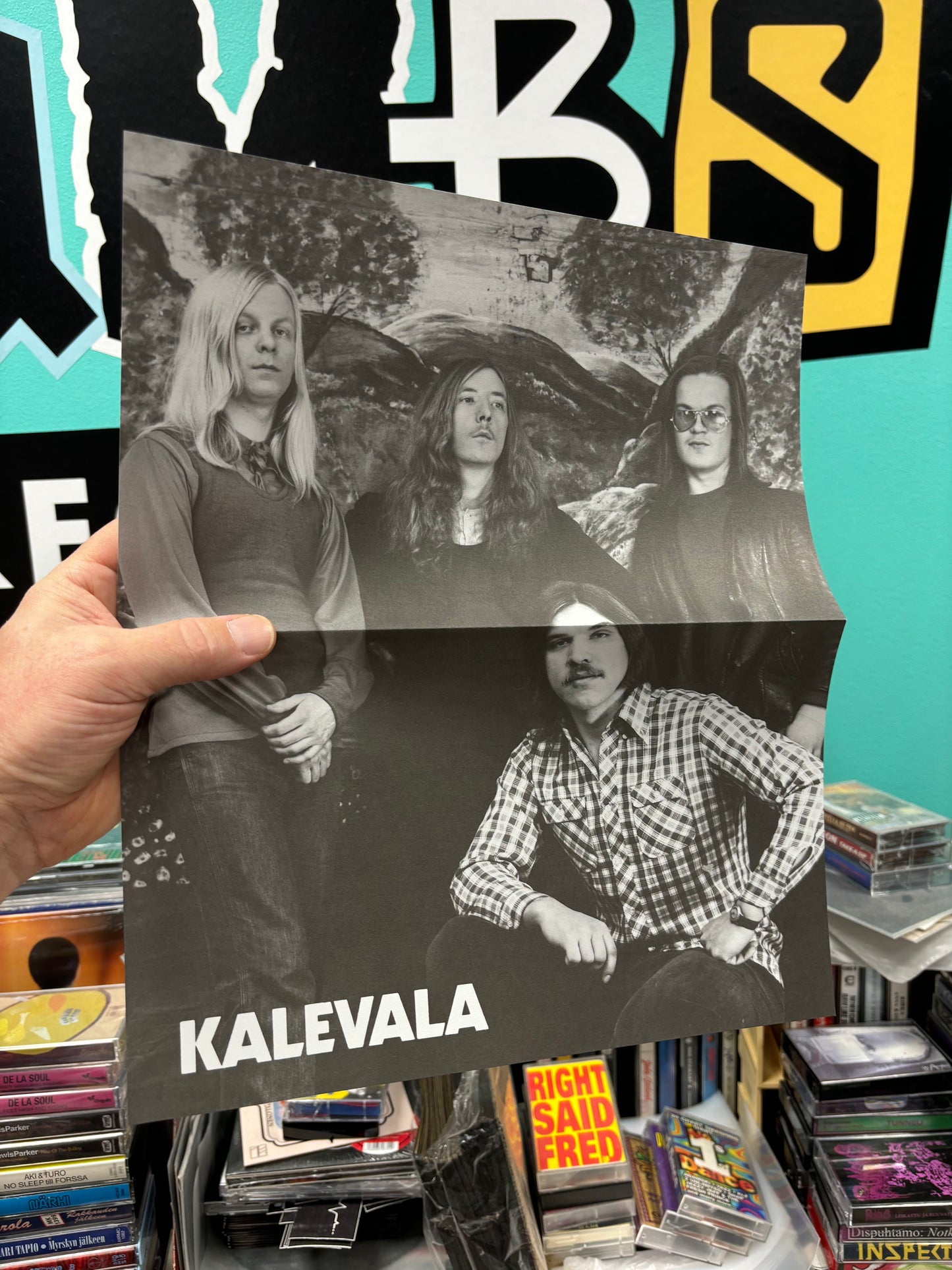 Kalevala: People No Names, LP, reissue, remastered, gatefold, Yellow vinyl, Limited Edition, info sheet, poster, Svart Records, Finland 2014