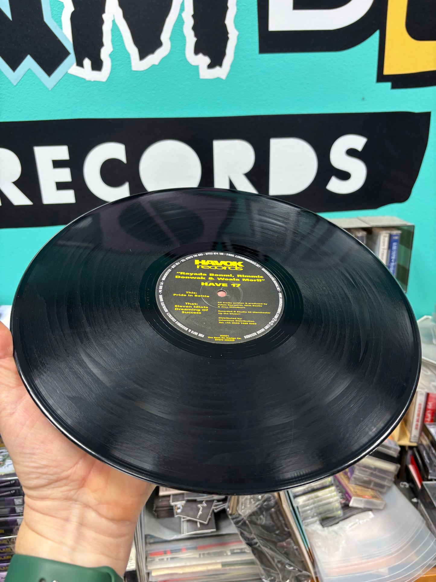 Rayada Bonmi, Rimmic Donwak & Woala Morli: Pride In Battle, 12inch, Only official pressing, Havok Records, UK 2001