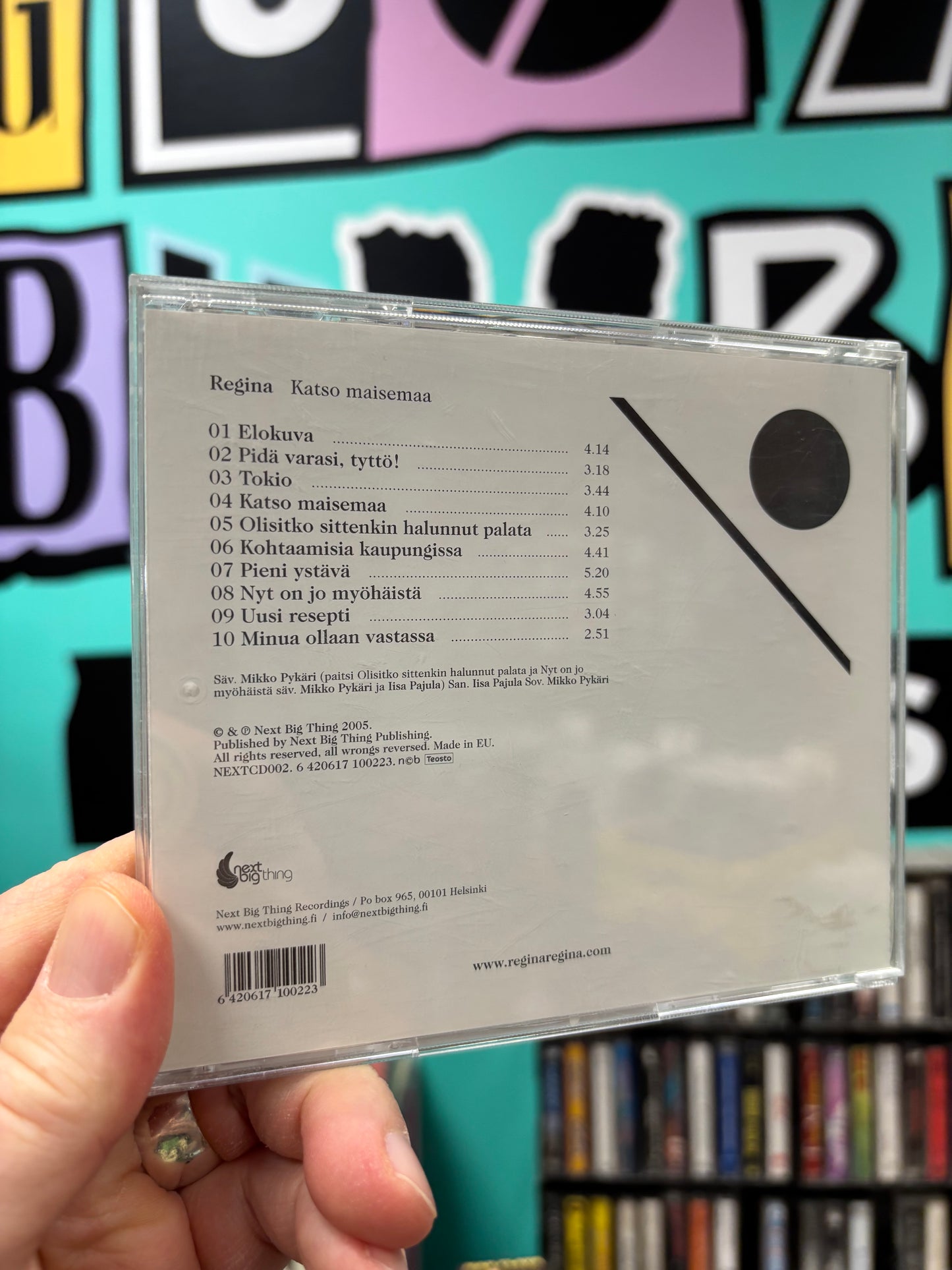 Regina: Katso Maisemaa, CD, 1st pressing, Next Big Thing, Finland 2005