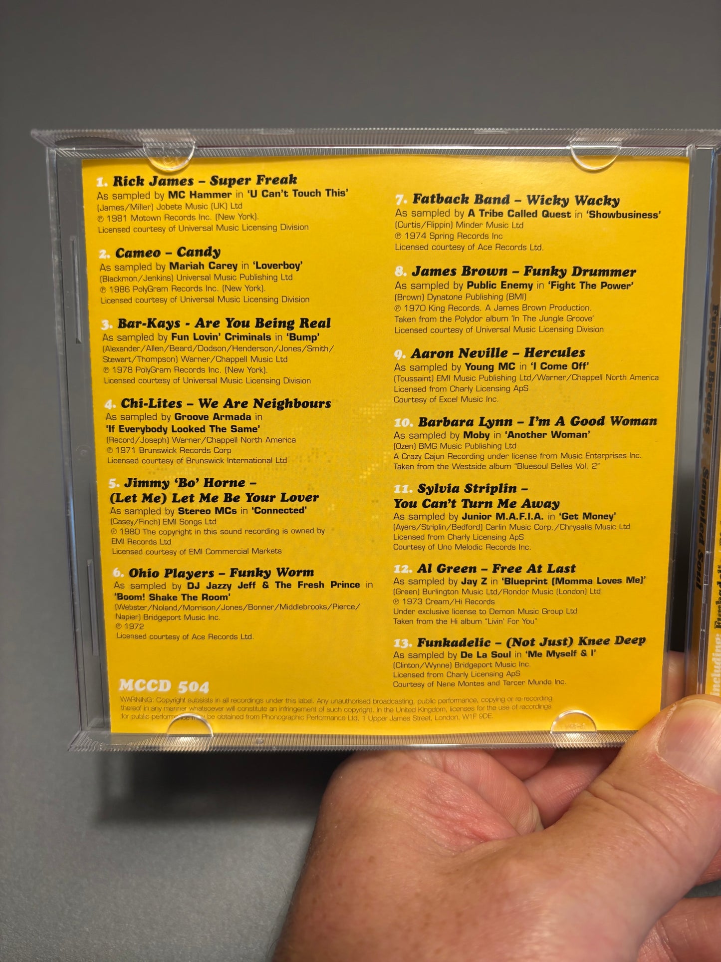 Funky Breaks & SAMPLED Soul, CD, Music Club, UK 2002