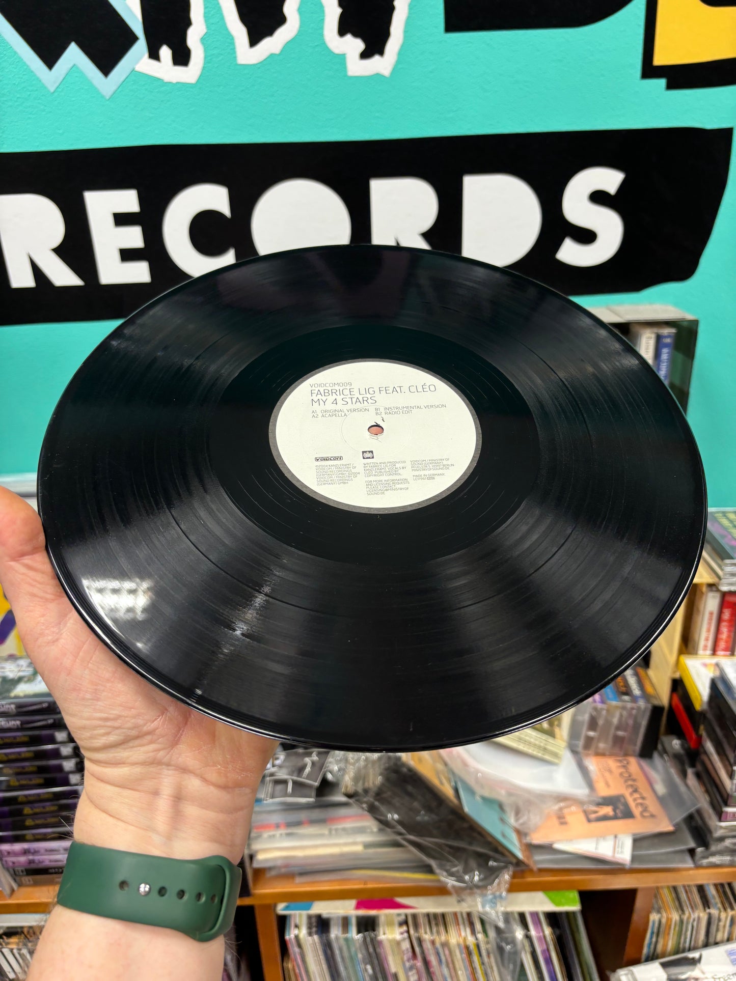 Fabrice Lig feat. Cléo: My 4 Stars, 12inch, Only pressing, Voidcom, Germany 2004