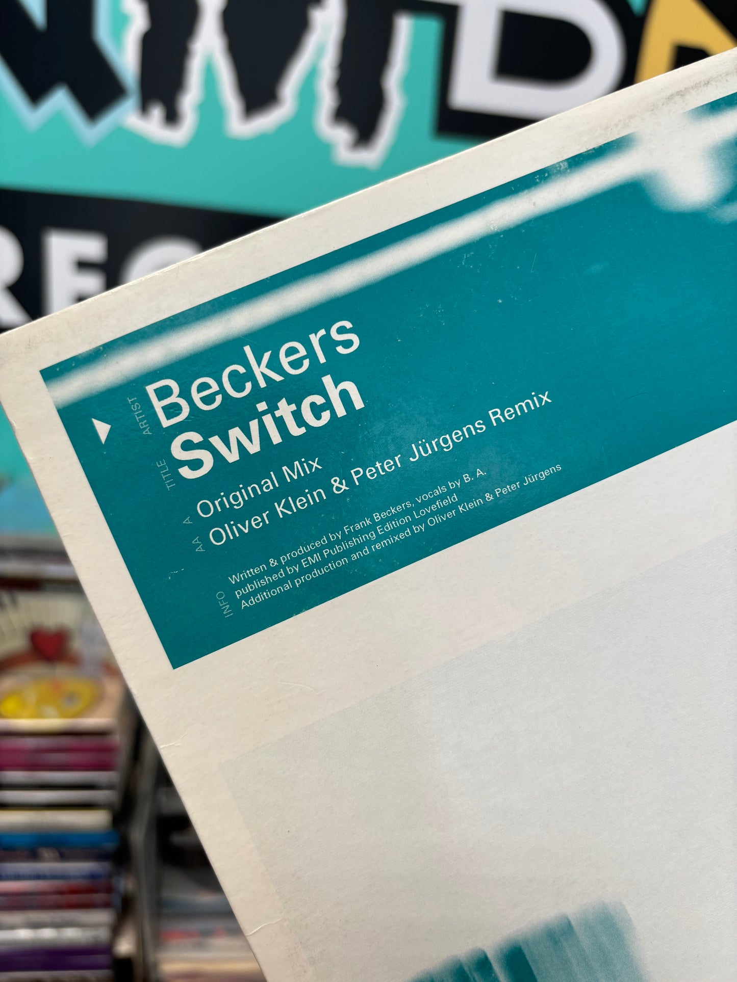 Beckers: Switch, 12inch, Sprout Music, Germany 2005