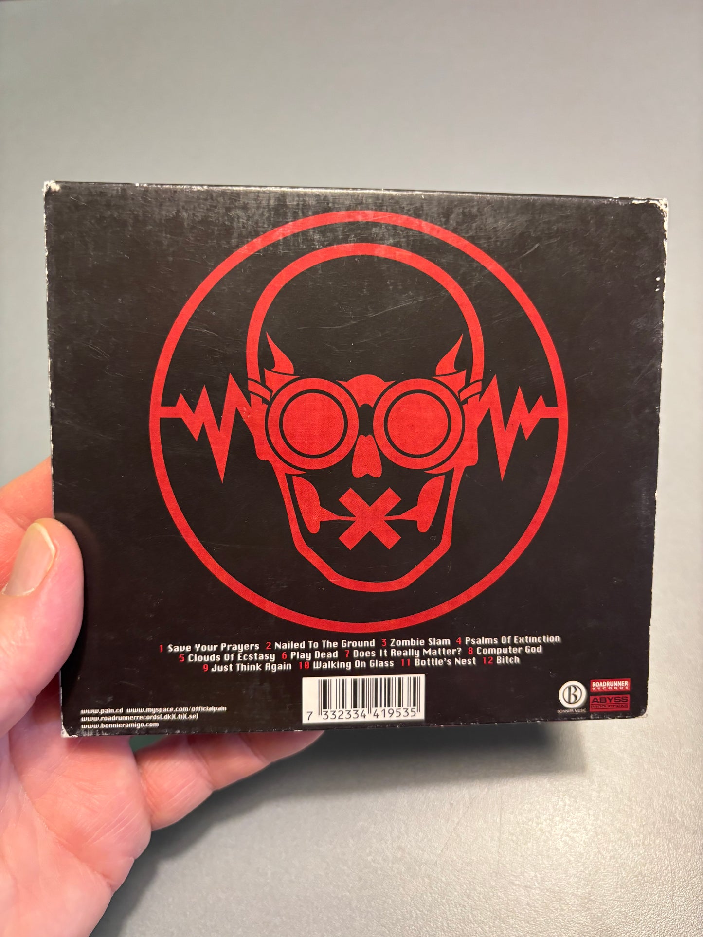 Pain: Psalms Of Extinction, CD, Bonnier Music, Scandinavia 2007