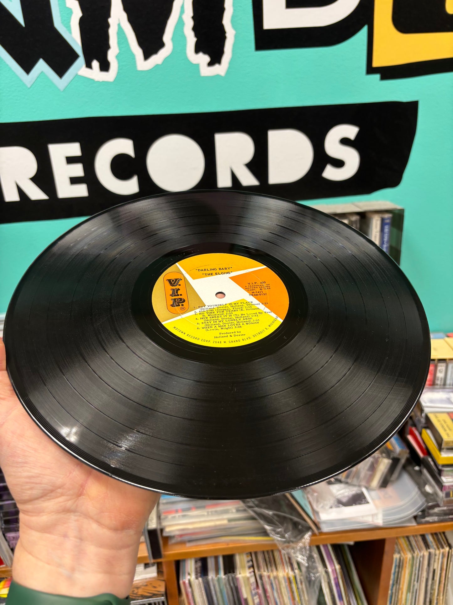 The Elgins: Darling Baby, LP, Mono, V.I.P., US 1966