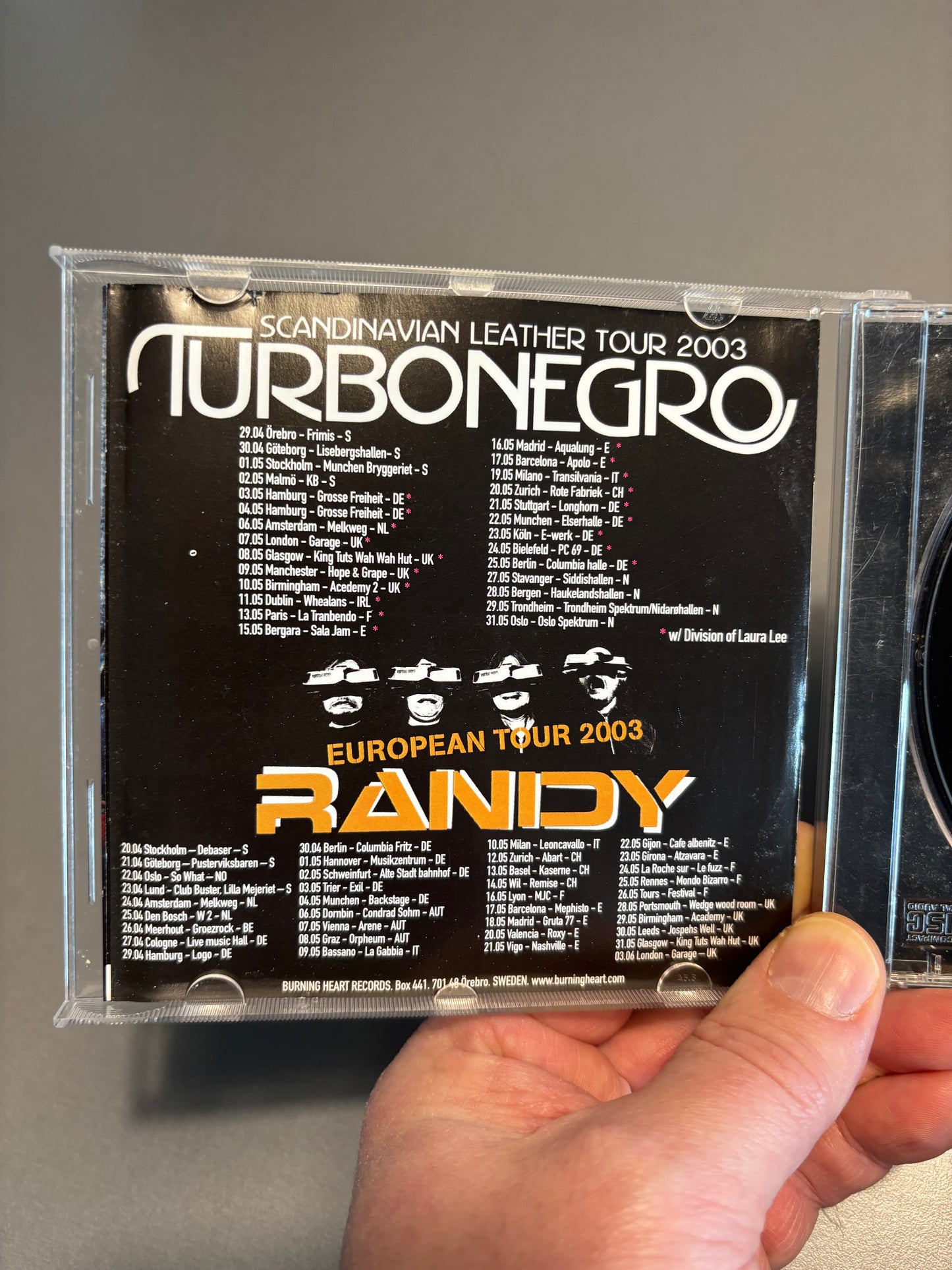 Turbonegro: Scandinavian Leather, CD, Burning Heart Records, Europe Europe 2003