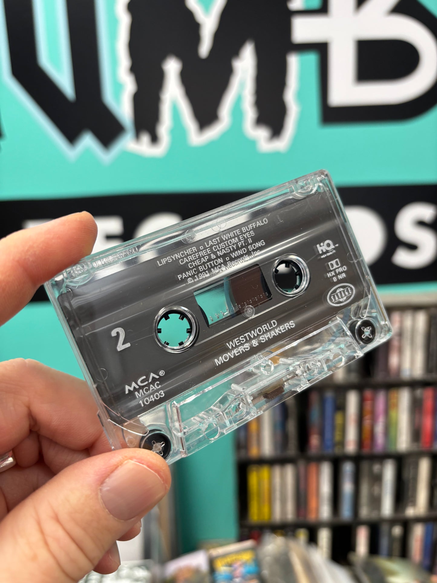Westworld: Movers & Shakers, cassette, Dolby HX Pro, MCA Records, US 1991