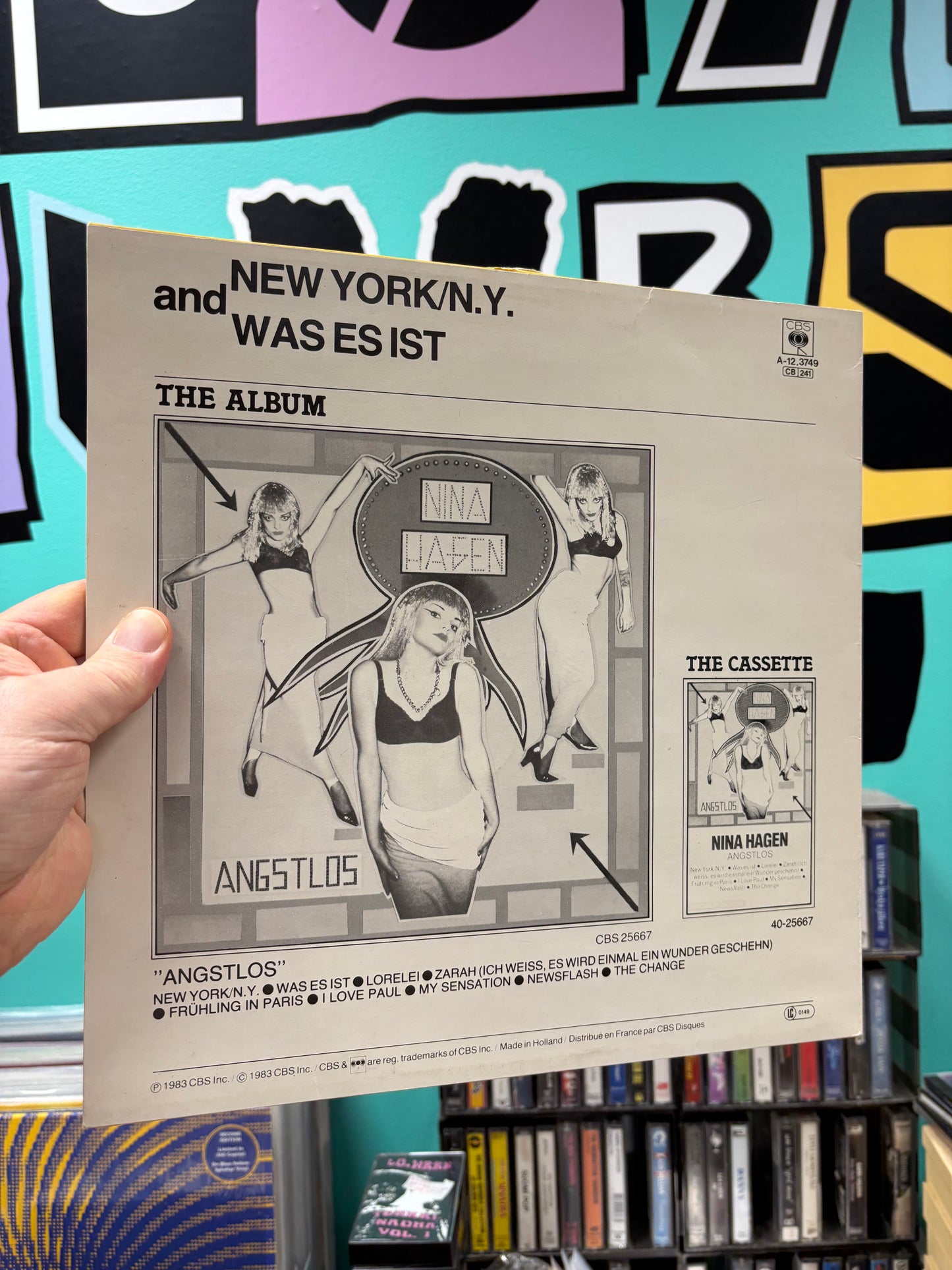 Nina Hagen: New York/N.Y and Was Es Ist, 12inch, CBS, Europe 1983