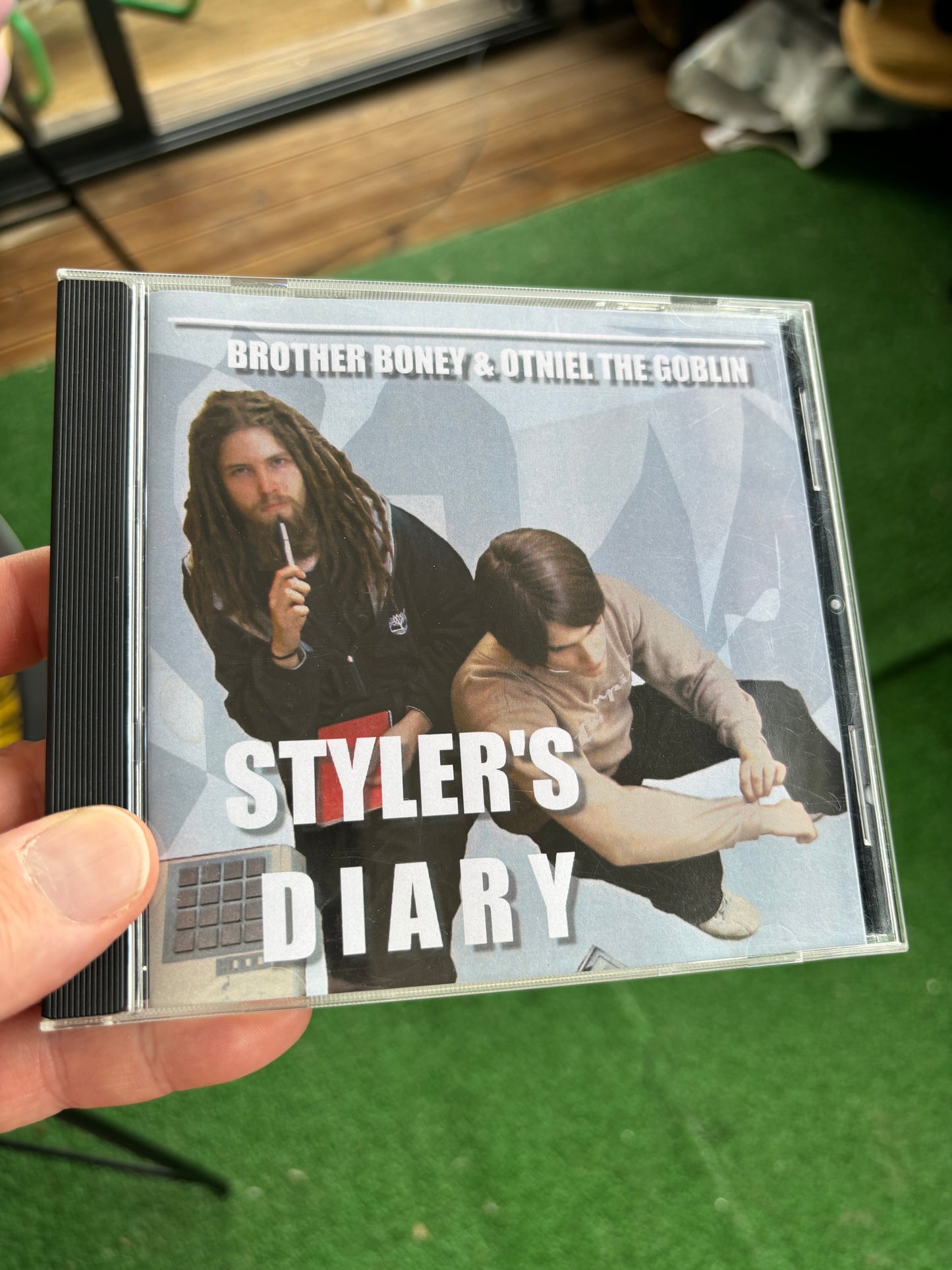 Brother Boney & Otniel The Goblin: Styler’s Diary, CDr, 1st pressing, Backpacker Records, UDF Tapes, Finland 2003