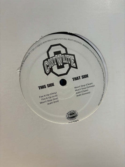 Copywrite: Fire It Up, 12inch, Only official pressing, Eastern Conference, US 2003