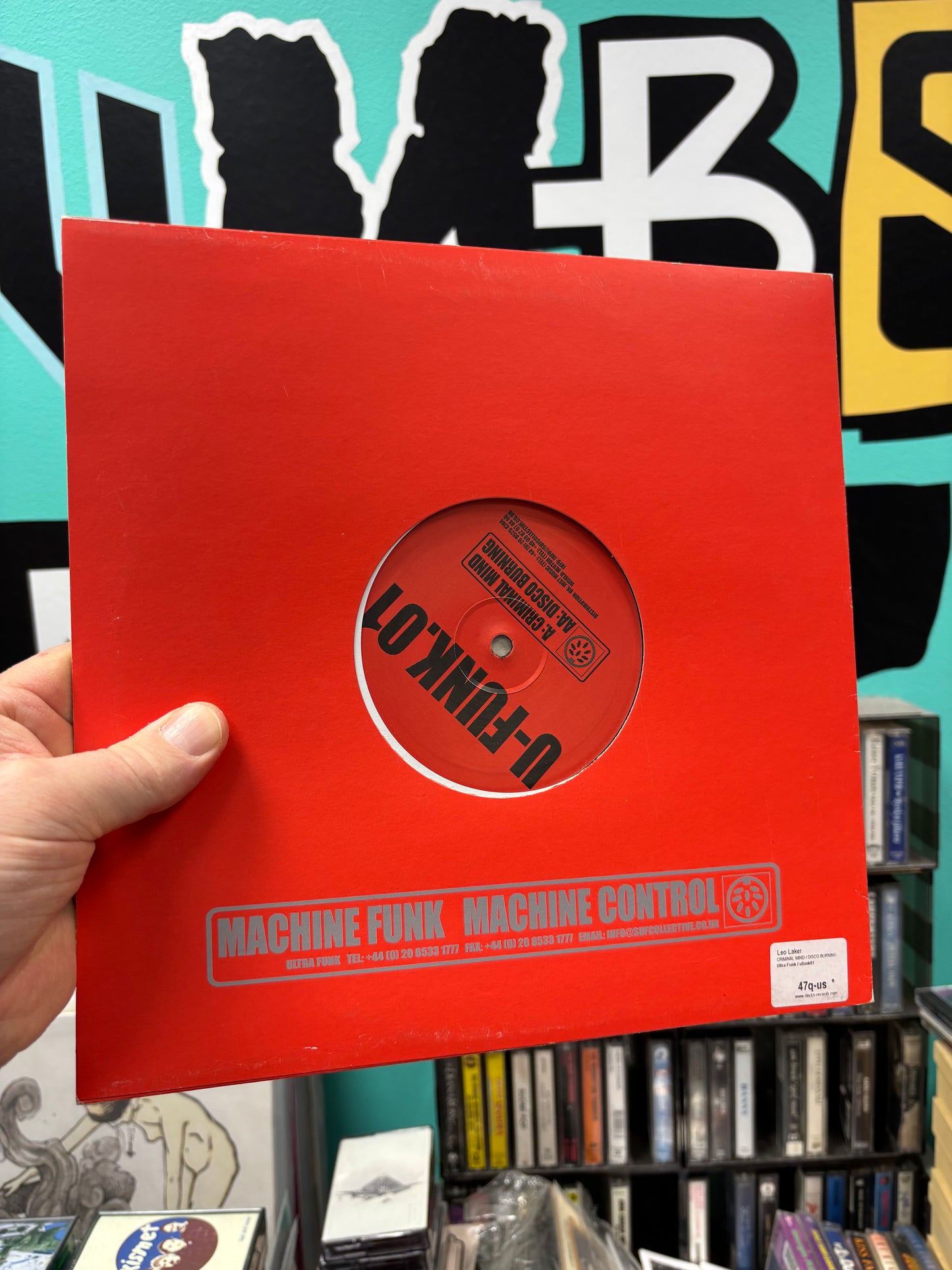 Leo Laker: Criminal Mind, 10inch, Only official pressing, Ultra Funk, UK 2004