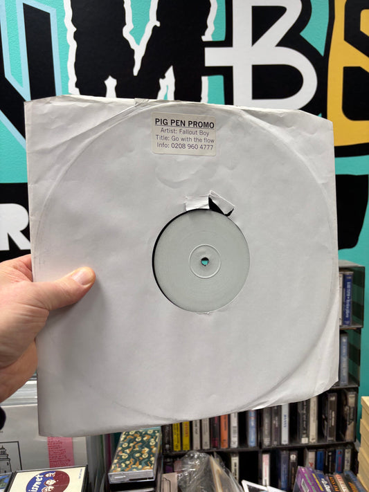 Fallout Boy: Go With The Flow, 12inch, white label promo, Pig Pen, UK 2001