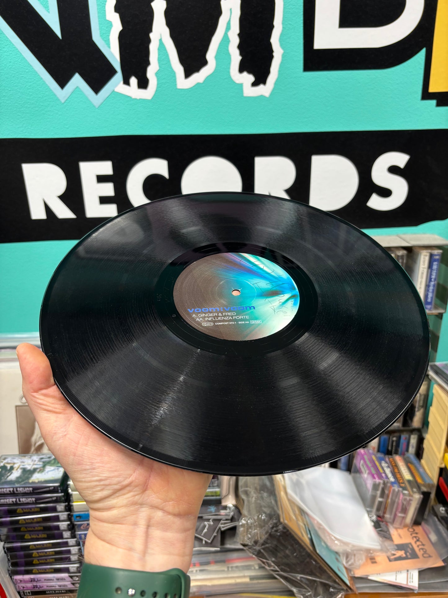 Voom:Voom: Ginger & Fred/Influenza Forte, 12inch, Only pressing, Compost Records, Germany 2001