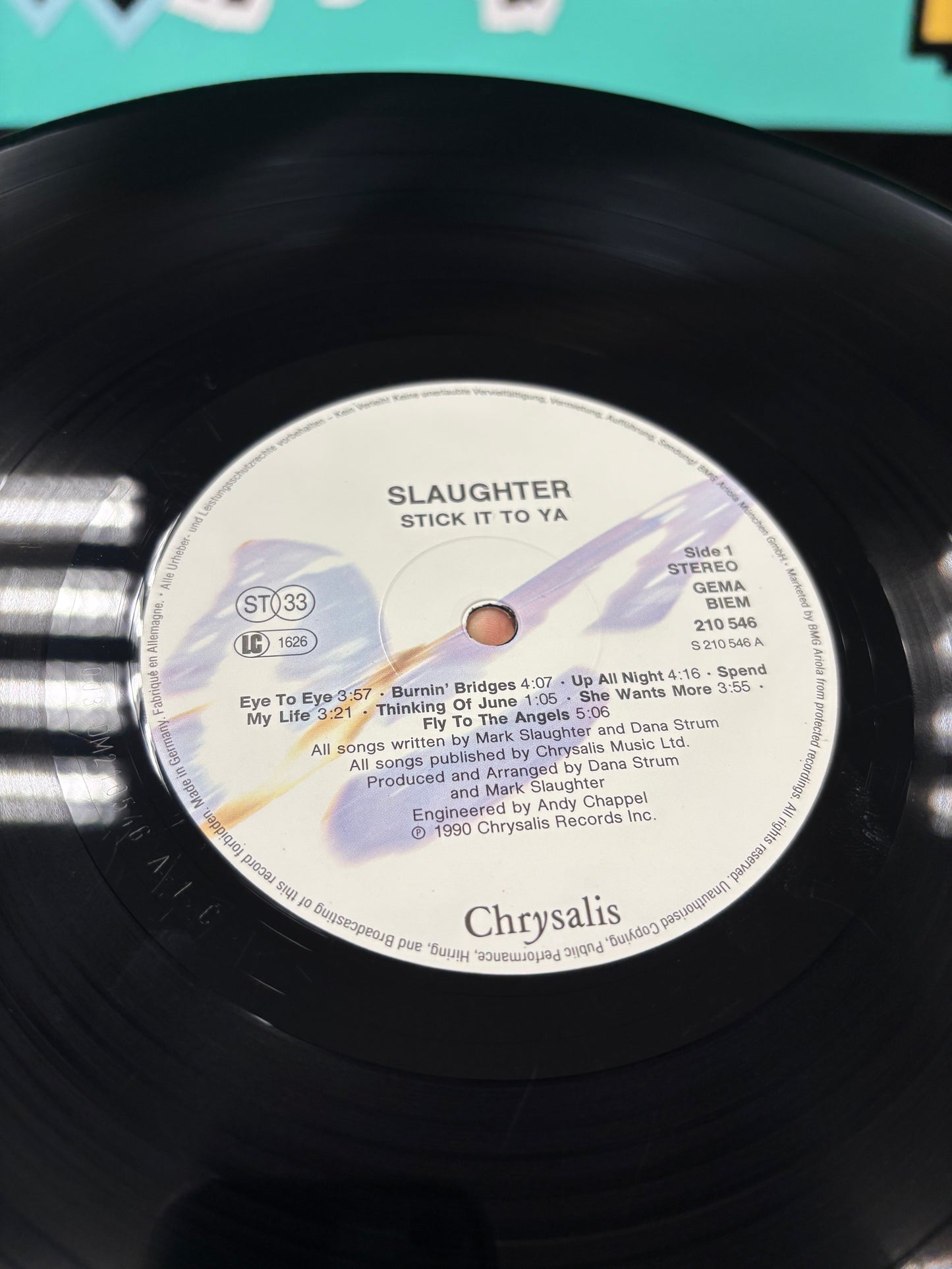 Slaughter: Stick It To Ya, LP, Chrysalis, Europe 1990