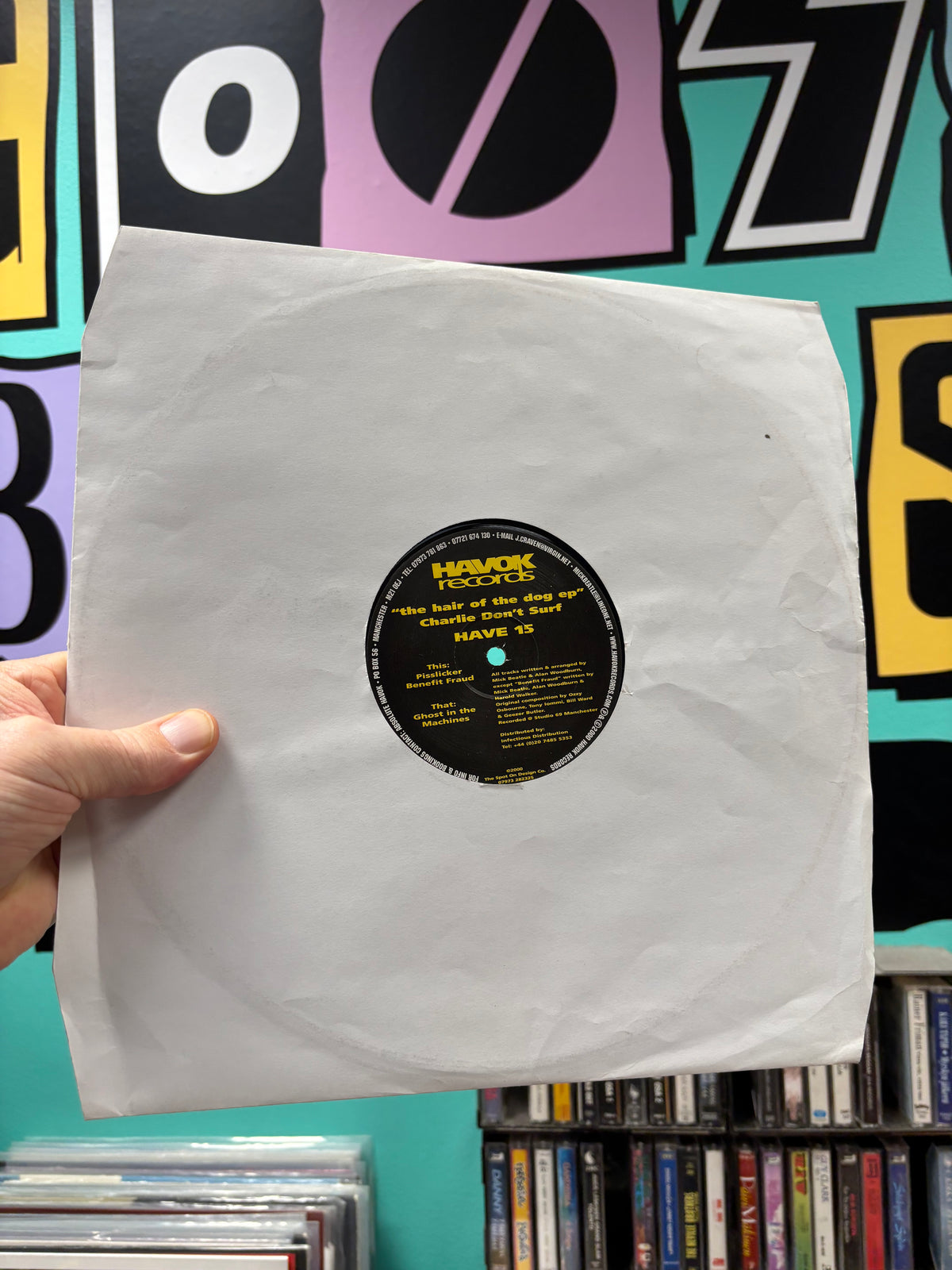 Charlie Don’t Surf: The Hair Of The Dog EP, 12inch, Only official pressing, Havok Records, UK 2000